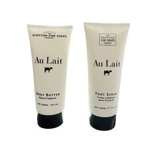 Au Lait Body Butter and Foot Scrub (SET OF 2) 7 fl oz